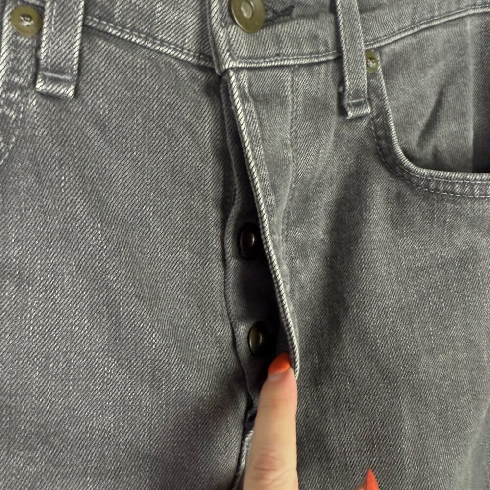 Rag & Bone Standard Issue Fit 1 Extra Slim Jeans Vesuvio Wash Gray Size 34 EUC - Picture 6 of 12